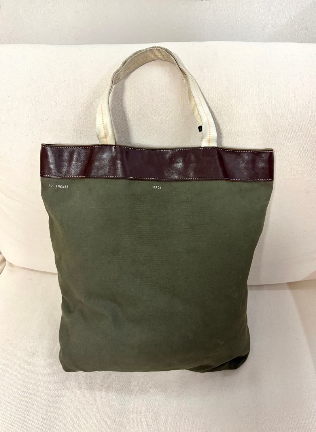 BLANKOF의 튼튼한 캔버스 토트백 상품이미지4