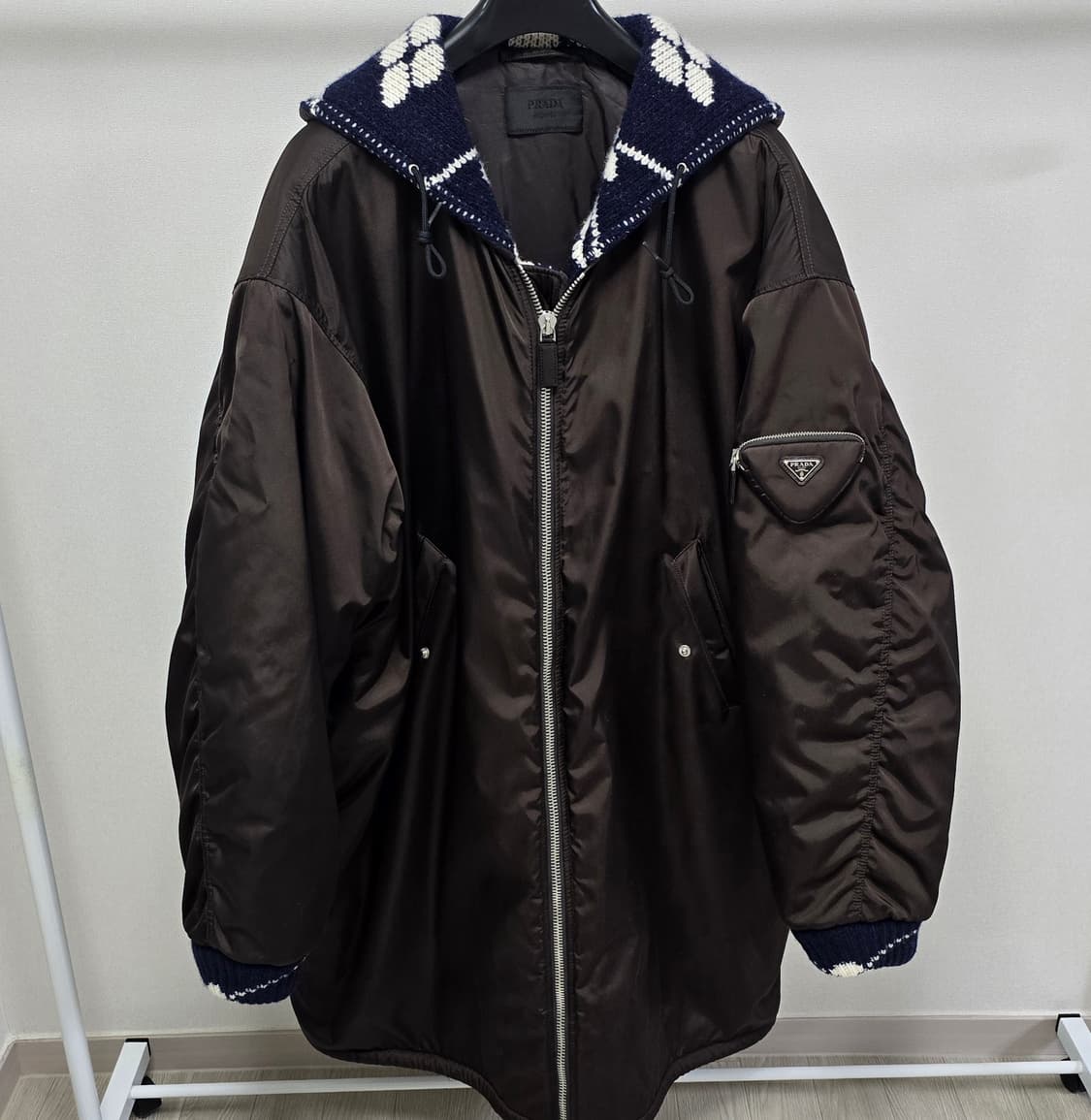 프라다 x 라프시몬스 패딩 코트 L사이즈 105 110 판매 상품이미지2
