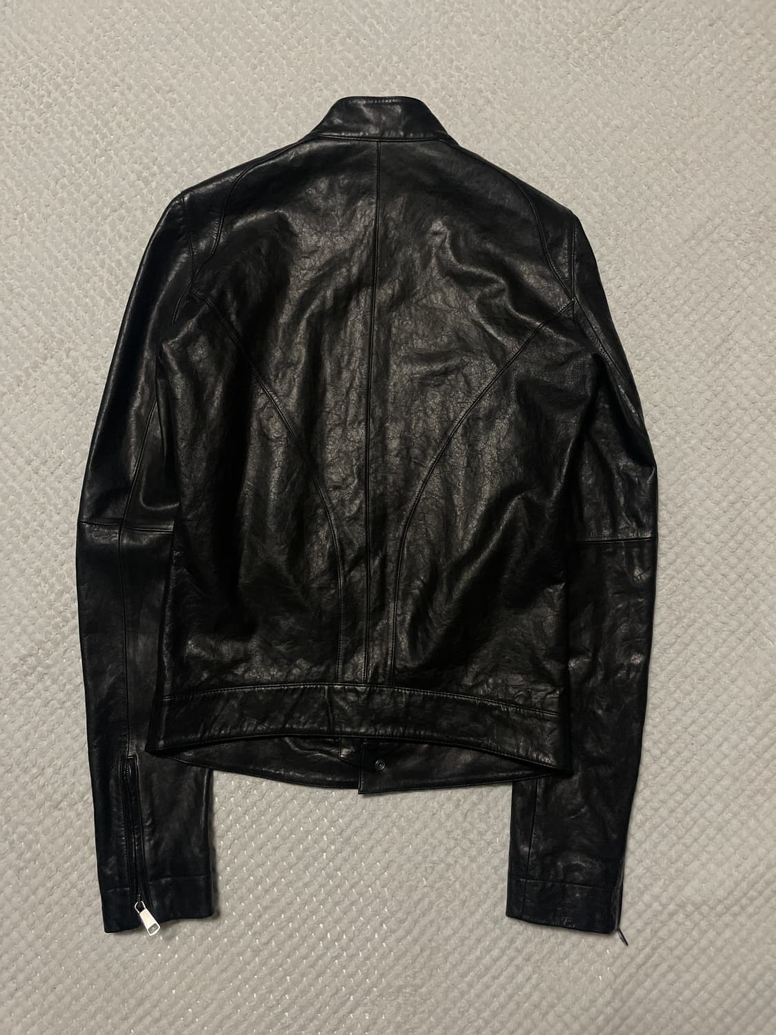 DOS A DOS 아티잔 무드 2WAY 램스킨 양가죽 레더 자켓 상품이미지2