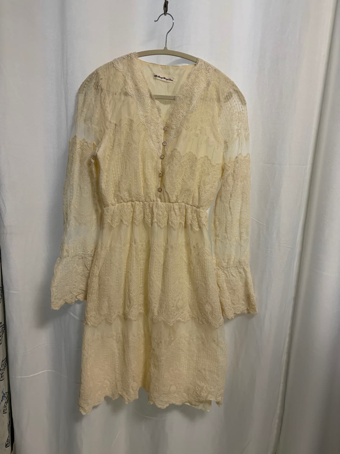 레이스 블라우스 아이보리 상품이미지1