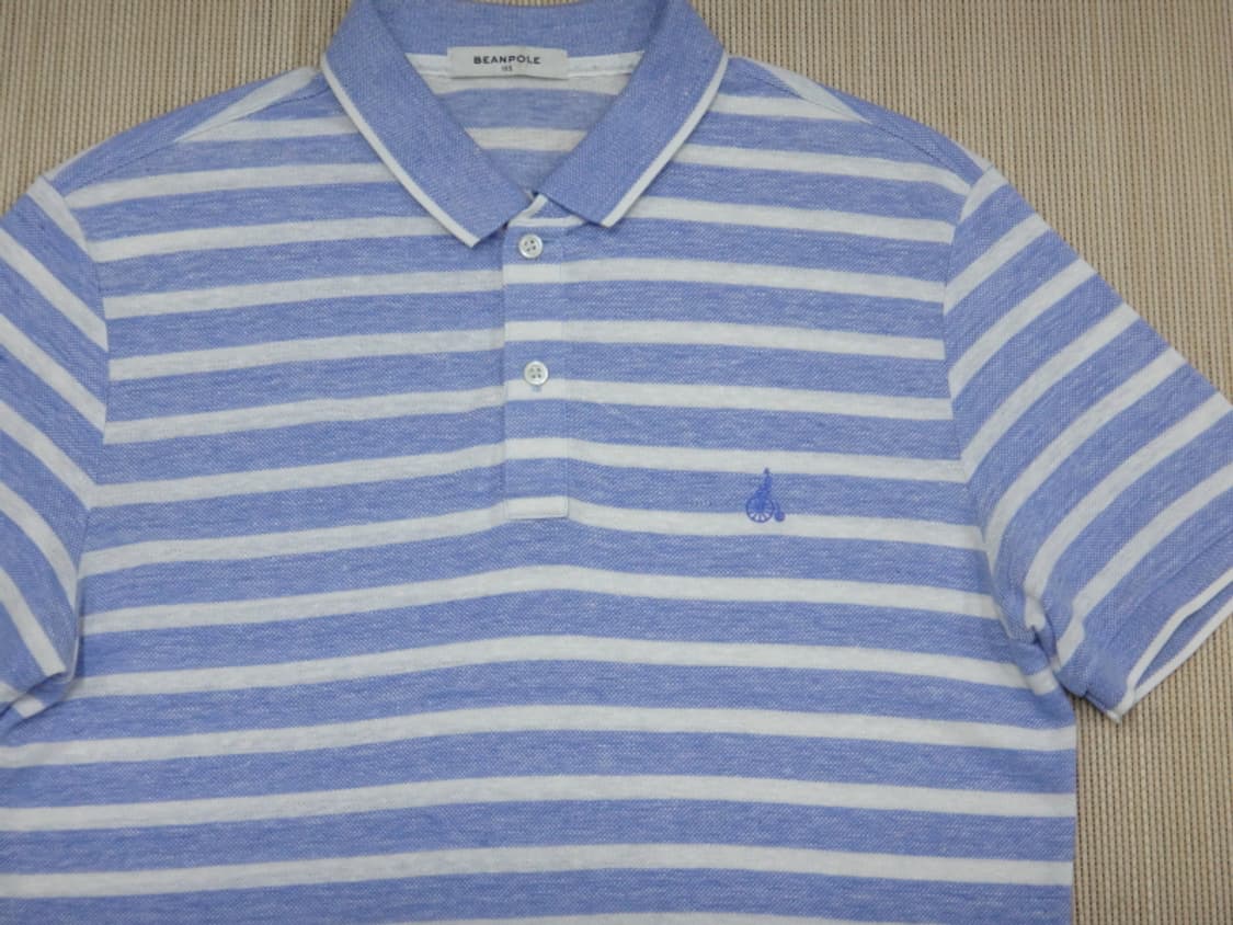 (105) 빈폴 남성용 린넨혼방 카라넥 반팔 티셔츠 상품이미지3