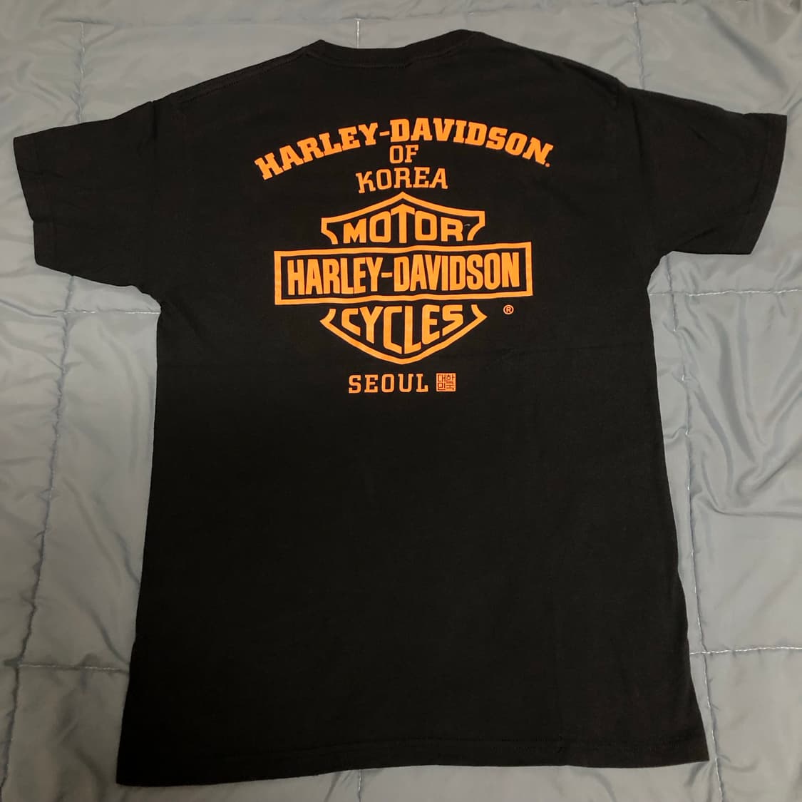 할리데이비슨 모터사이클 백로고 코리아 티셔츠 상품이미지2