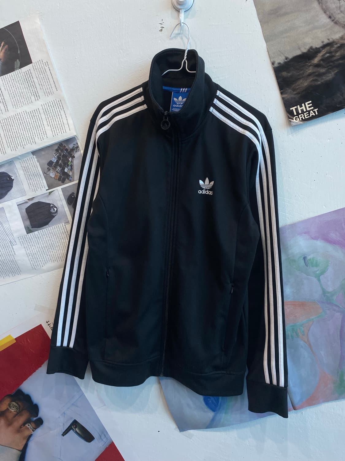 아디다스 파이어버드 유로파 트랙탑 져지 블랙   상품이미지1