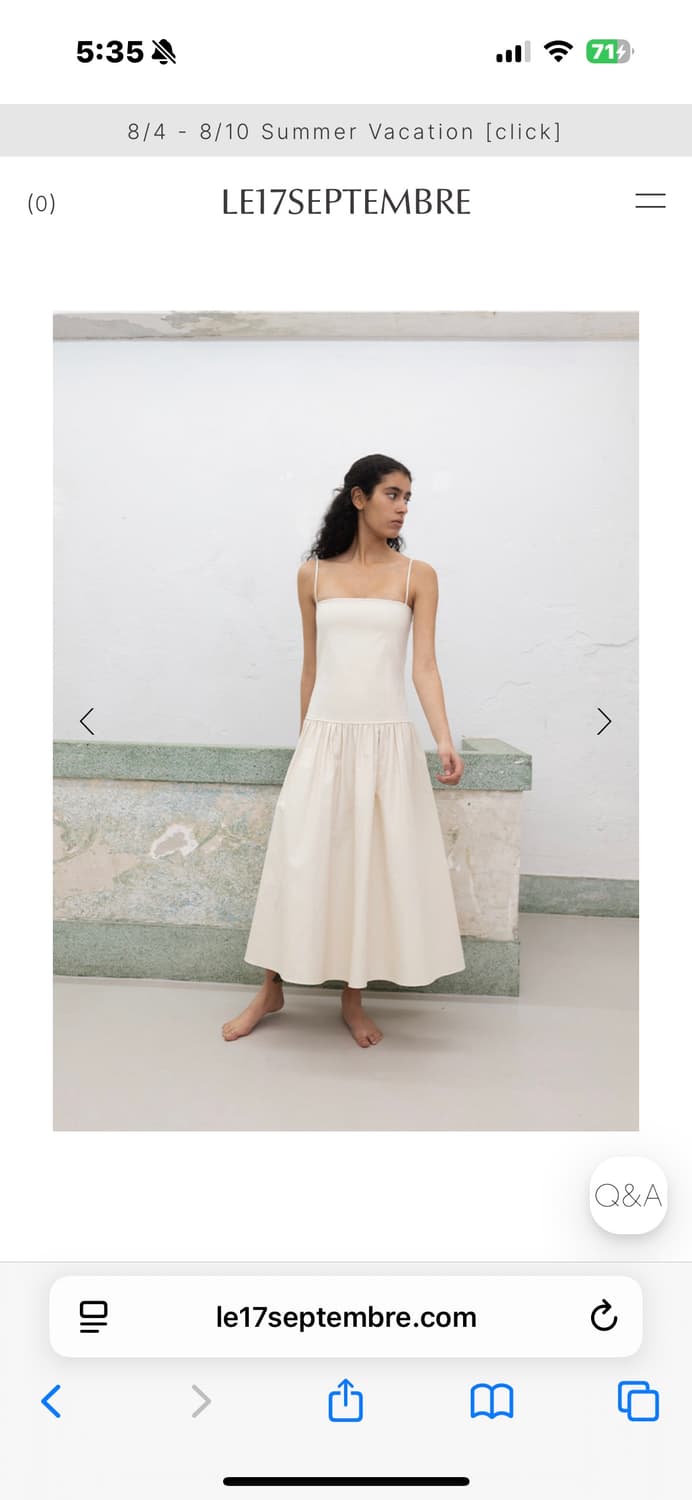 MARGATE DRESS in COTTON 상품이미지6