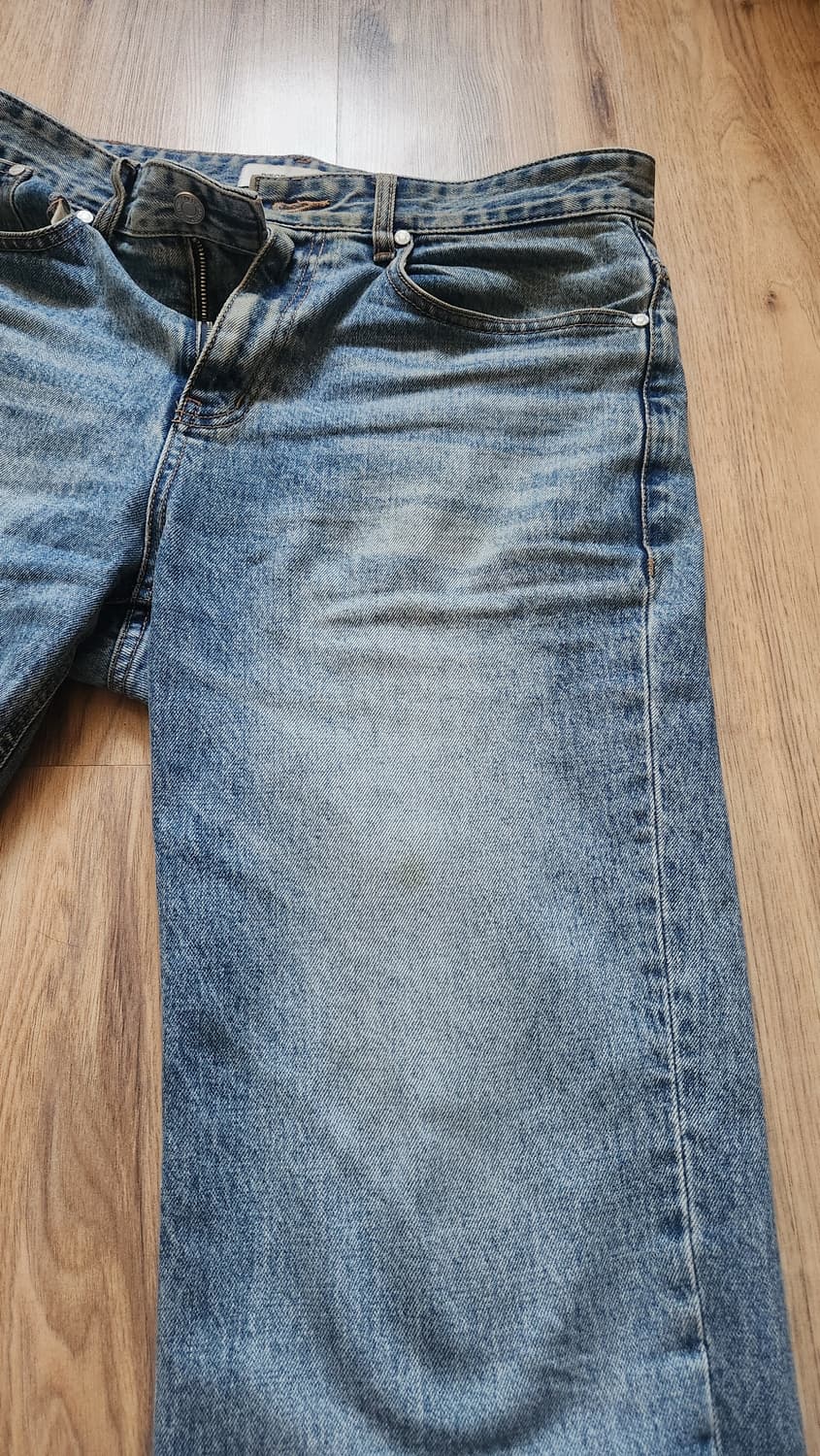 [32] 피스워커 뉴스탠 new stan 중청 연청 청바지 데님 팬츠 상품이미지5