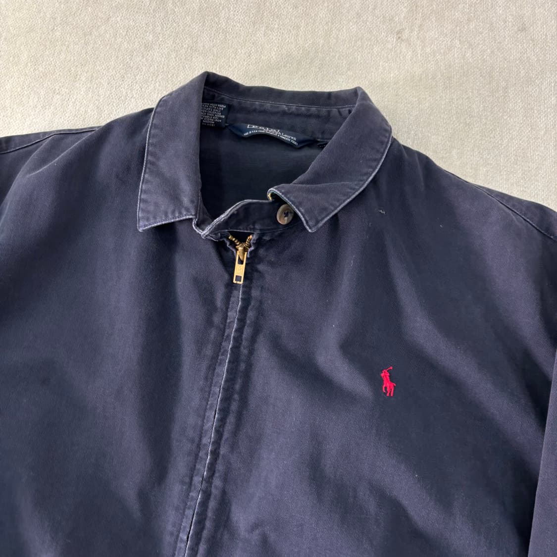 100 폴로랄프로렌 90s 메이드인 USA 워크 블루종 자켓 상품이미지2