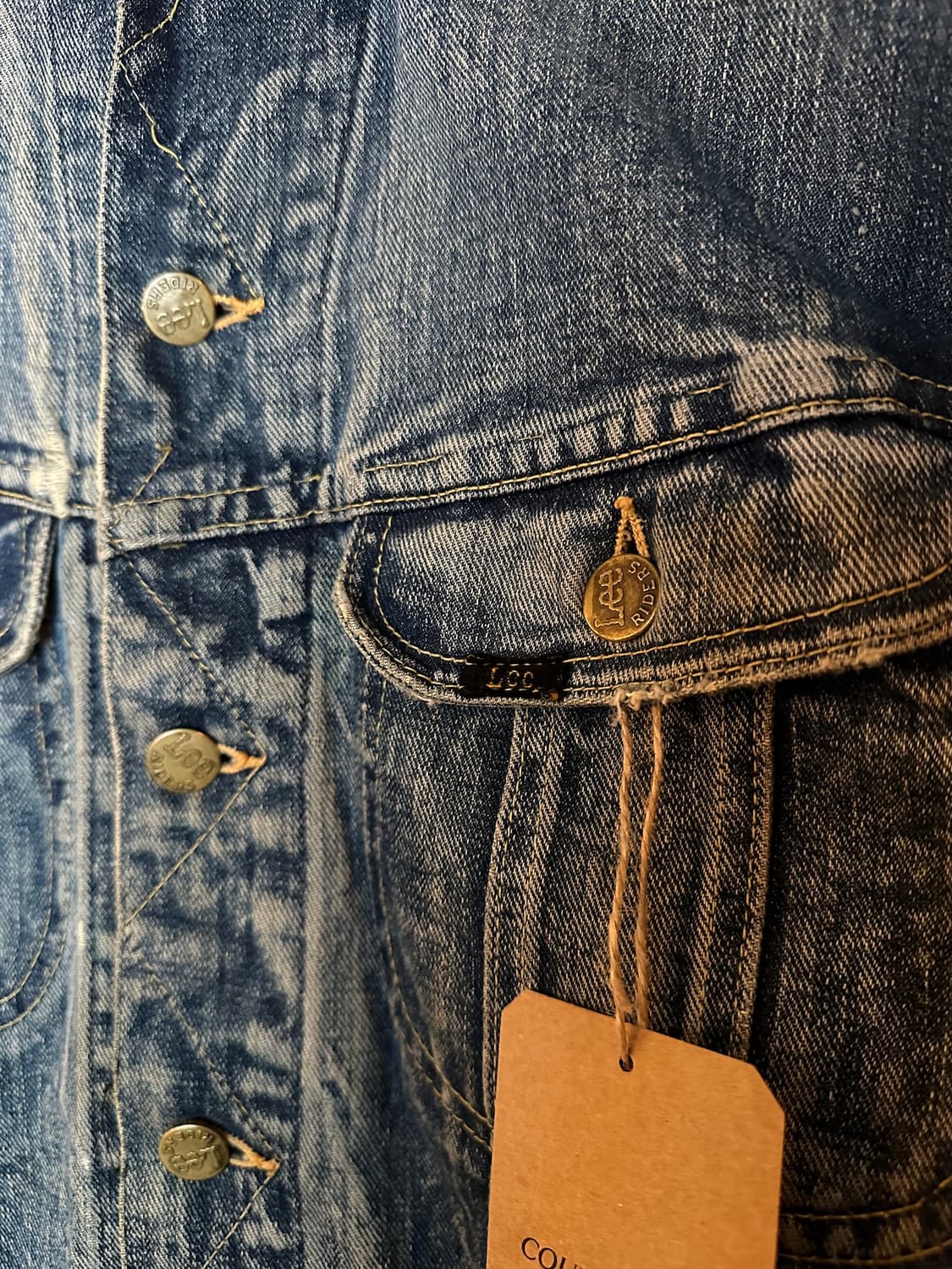 60s USA LEE 빈티지 리 101-J 데님 자켓 101J 상품이미지3