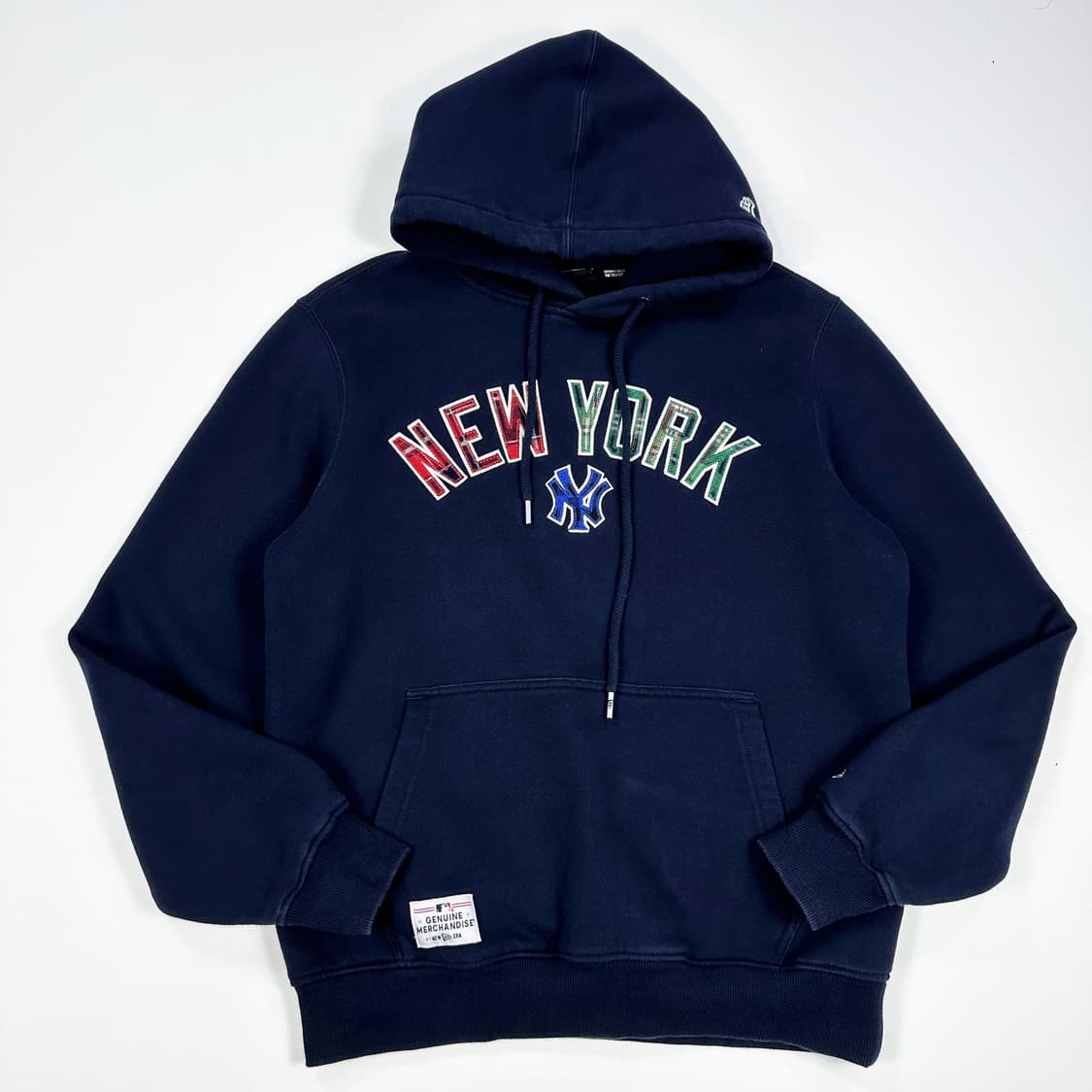 뉴에라 뉴욕양키스 네이비 후드티 (S) 상품이미지2