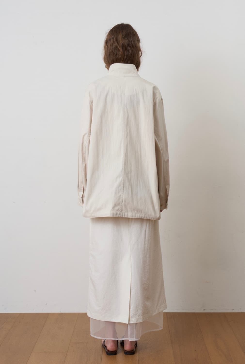 프롬웨얼 스탠드 스트링자켓 트렌치 fromwhere 상품이미지2