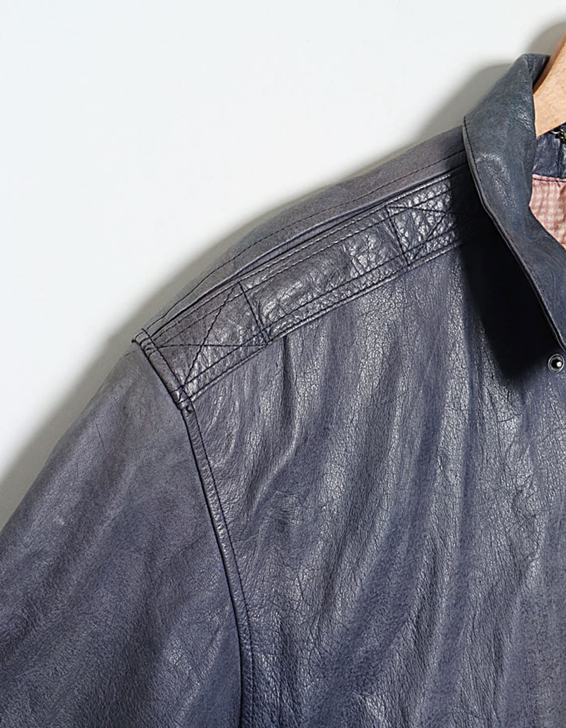 90's PELLE SheepSkin A-2 Flight Jacket 상품이미지4