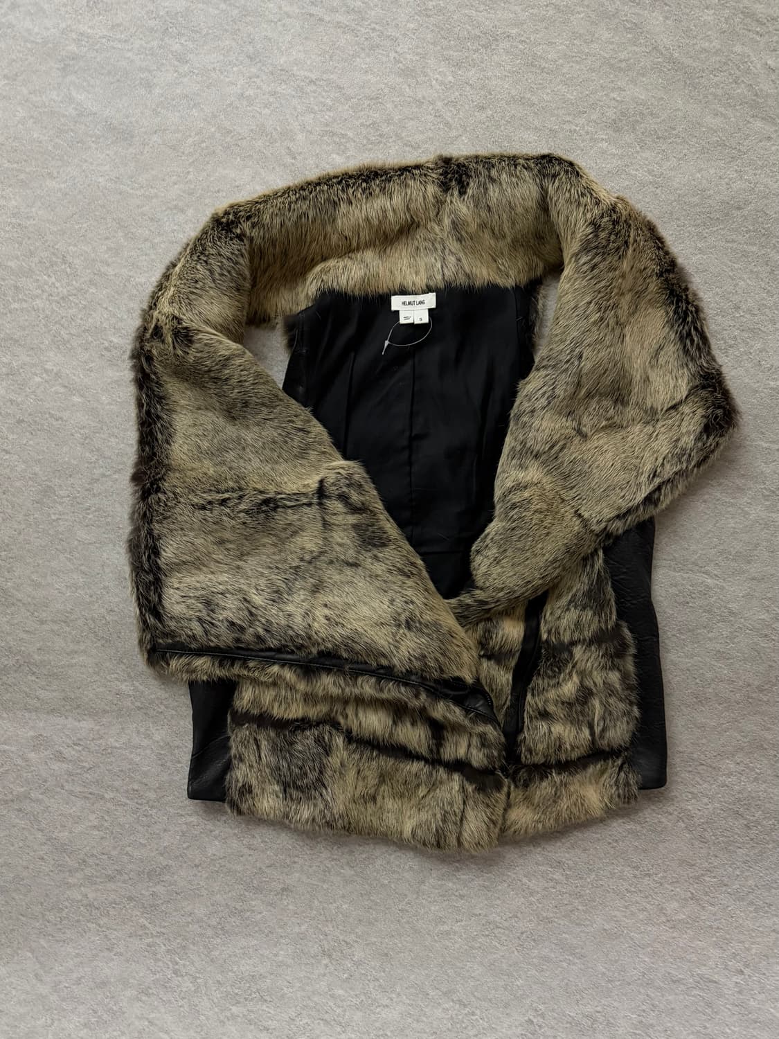 헬무트랭 래빗퍼 레더베스트 상품이미지3