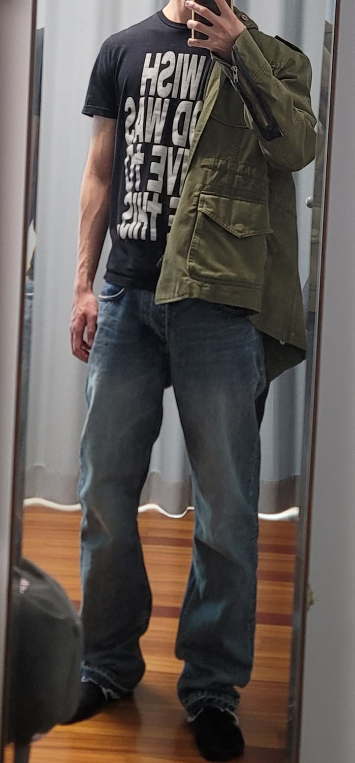 서피스에디션 TORN STRAIGHT DENIM PANTS INDIGO 상품이미지3