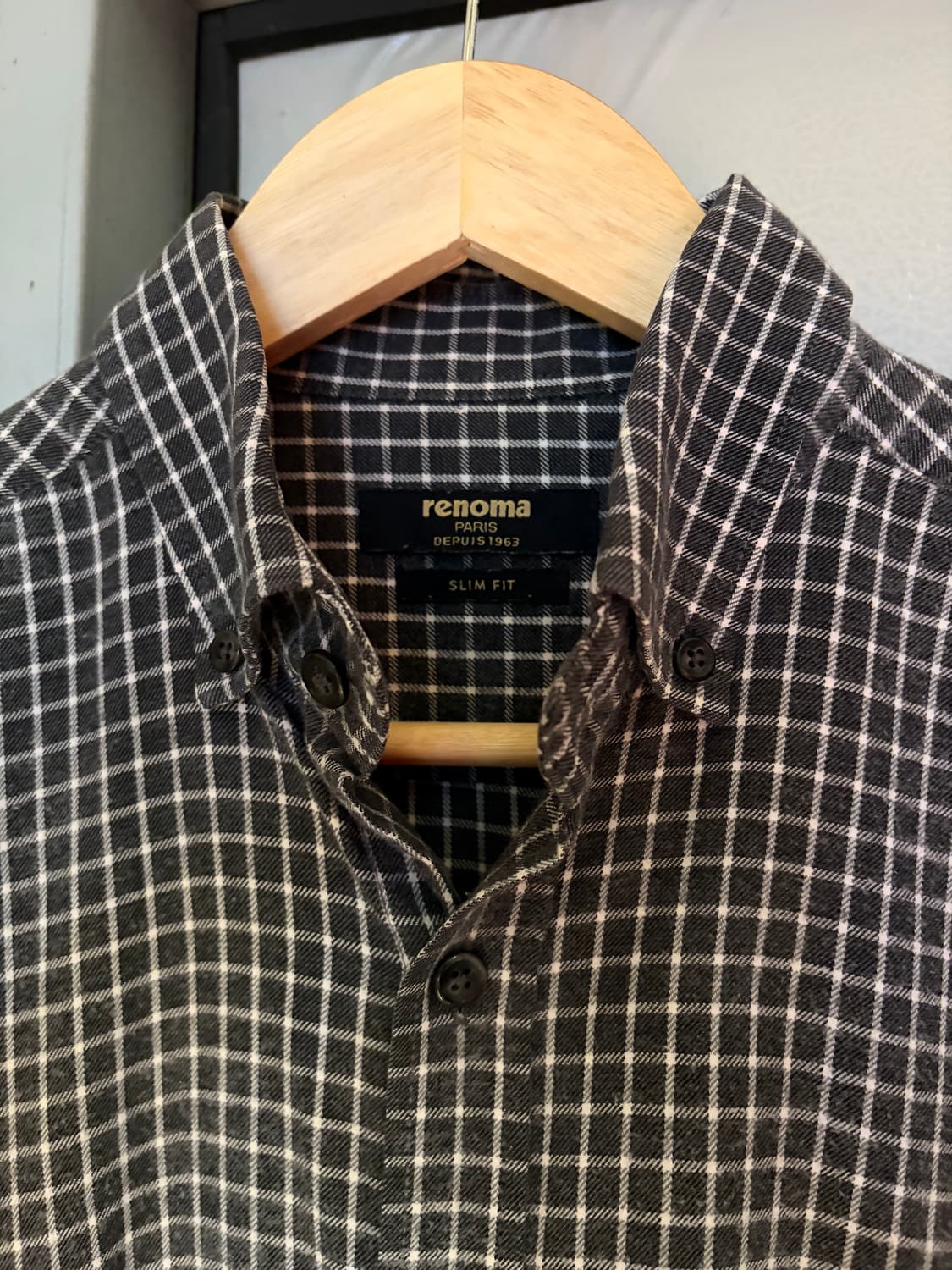 레노마 체크 셔츠 상품이미지5