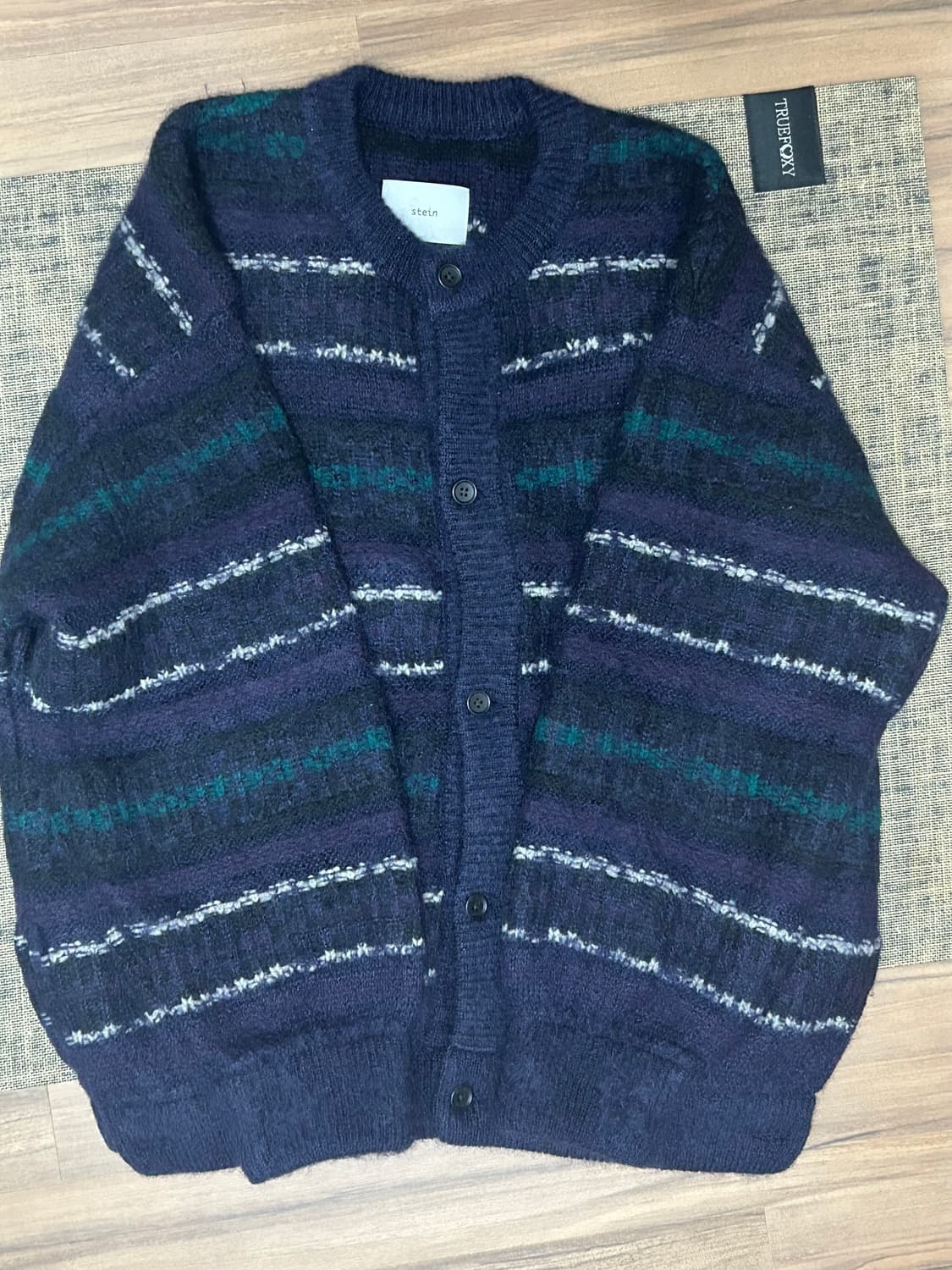 Stein(슈타인) silk mohair fair isle 가디건 상품이미지2