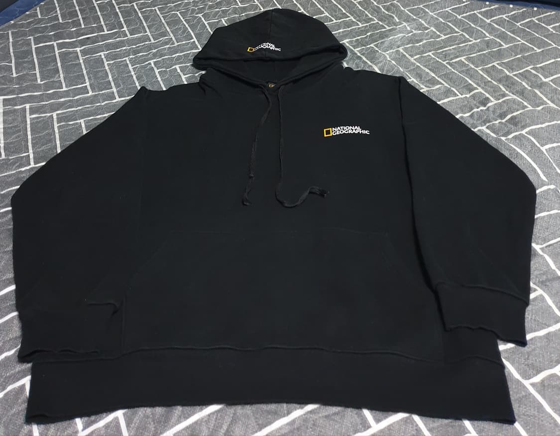 내셔널지오그래픽 후드티 블랙 (XXL) 상품이미지1