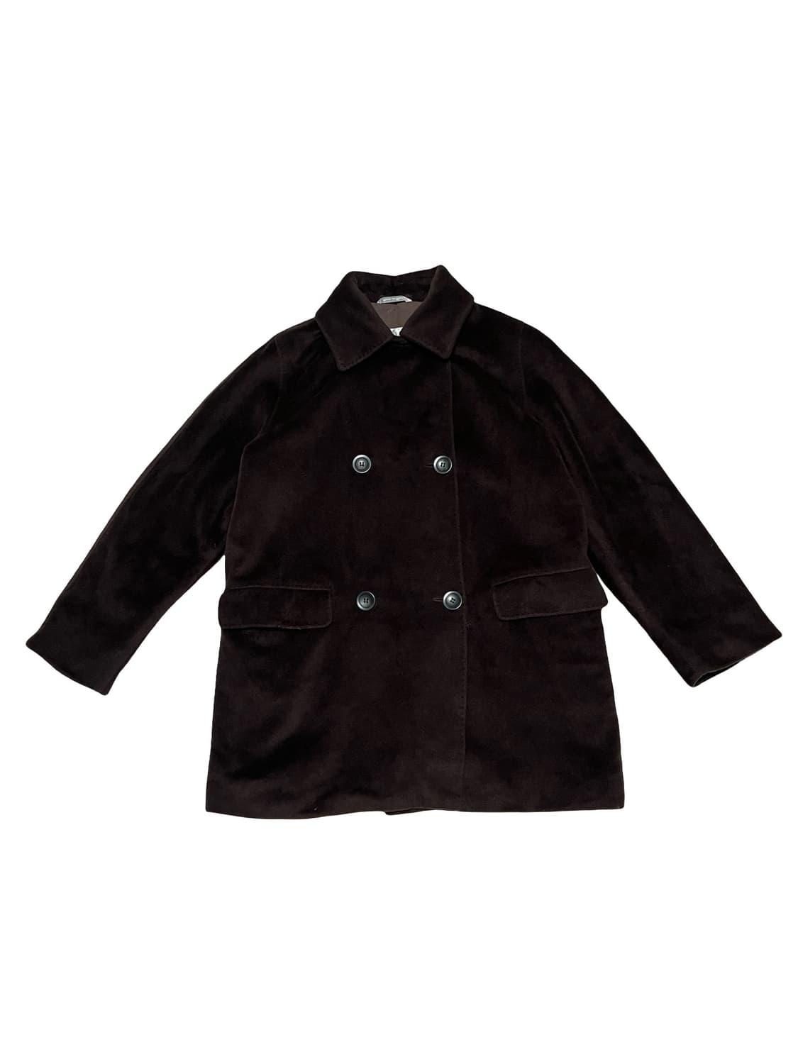 막스마라 브라운 더블 코트 38 상품이미지3