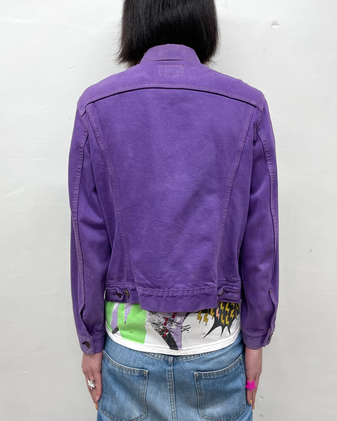 Levi's Purple Denim Jacket 상품이미지2