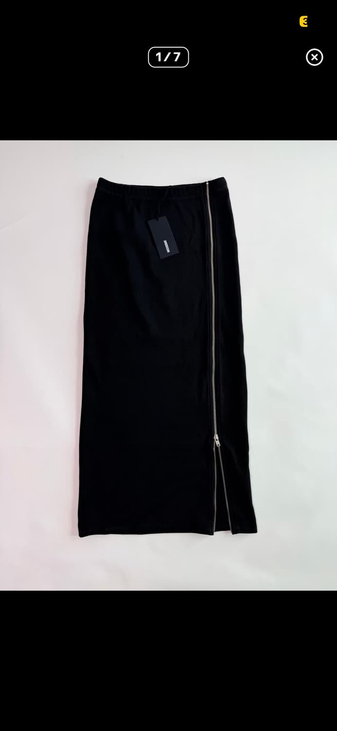 지퍼 롱스커트 상품이미지1