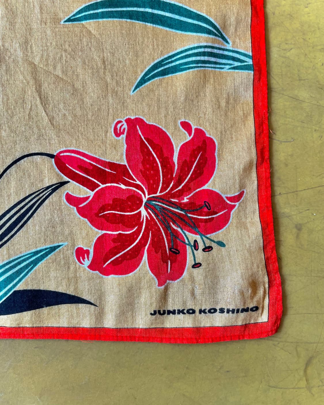 90-00s JUNKO KOSHINO Vtg Bandana Scarf 상품이미지5