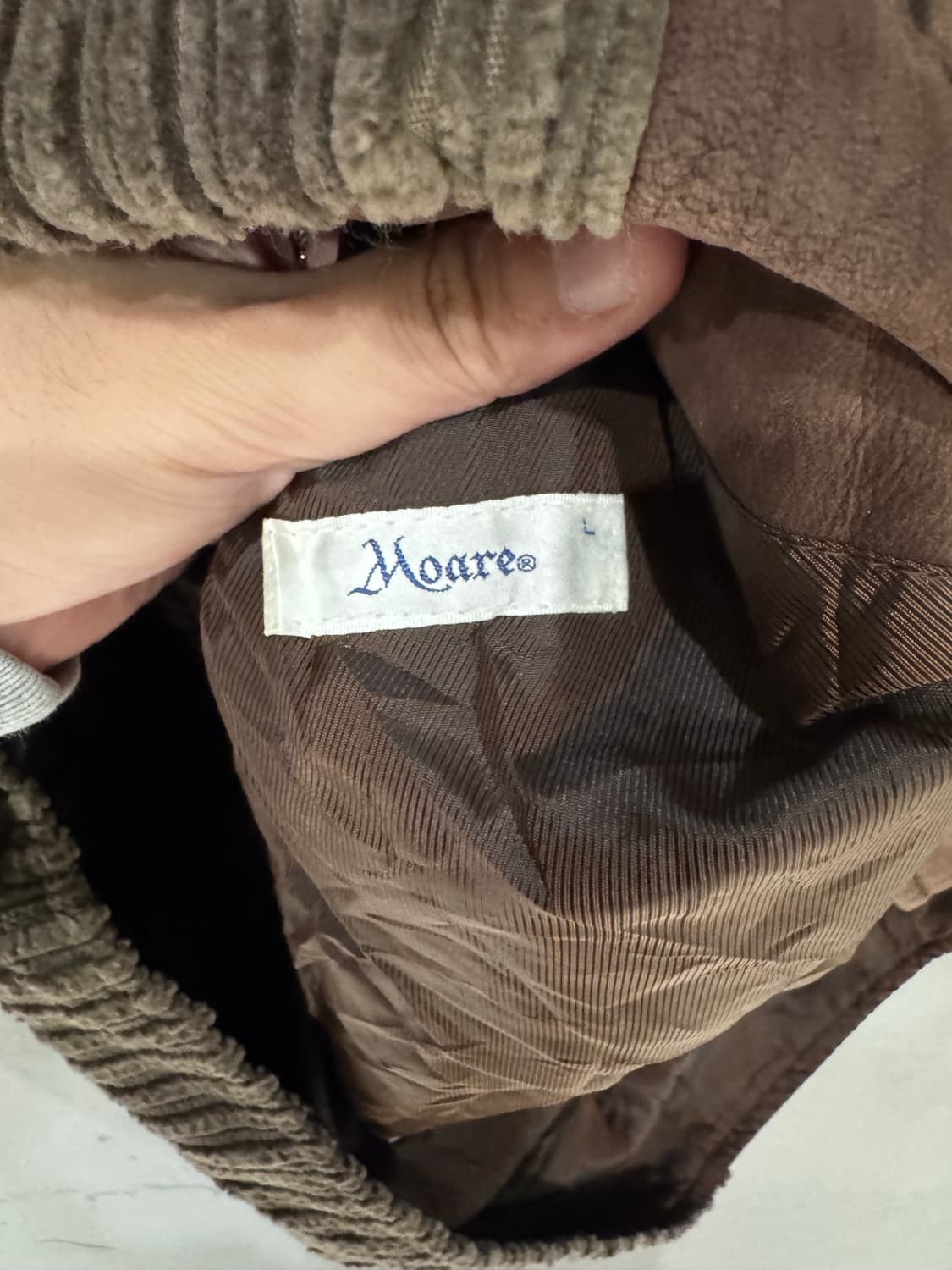 Moare 소가죽 코듀로이 베스트 상품이미지5