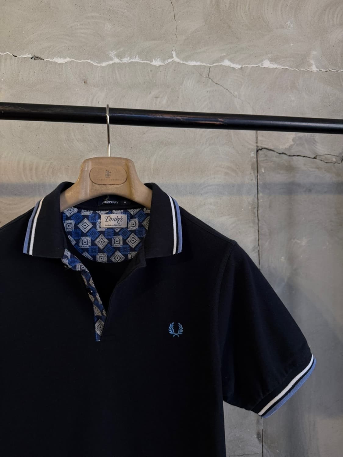 프레드 페리 X 드레익스 pk 셔츠 슬림100 상품이미지4