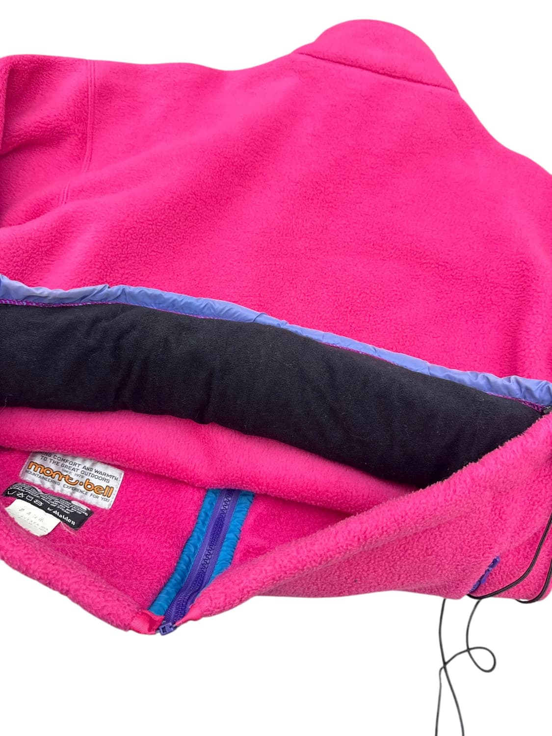 몽벨 바람막이 내장 핑크 플리스 후리스 집업 상품이미지7
