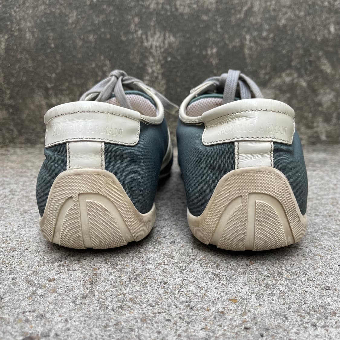 [43] Giorgio Armani 2000s 레더 로우탑 스니커즈 상품이미지6