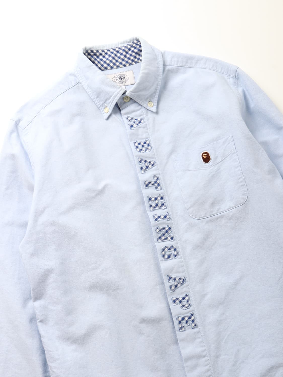 A BATHING APE Placket Patch Oxford Shirt 상품이미지3