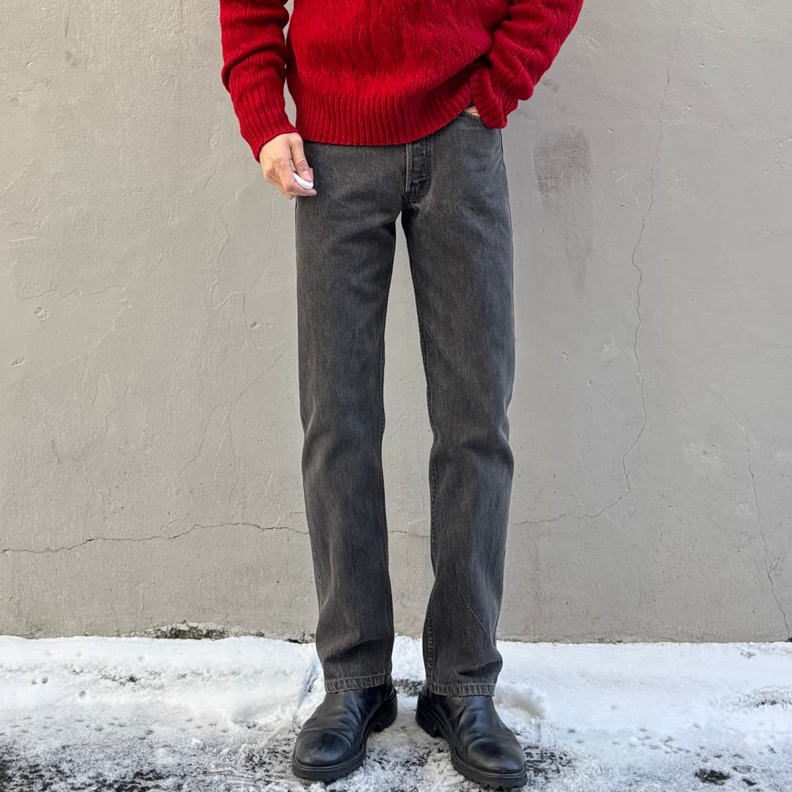 80년대 미국 리바이스 501 흑청 상품이미지2