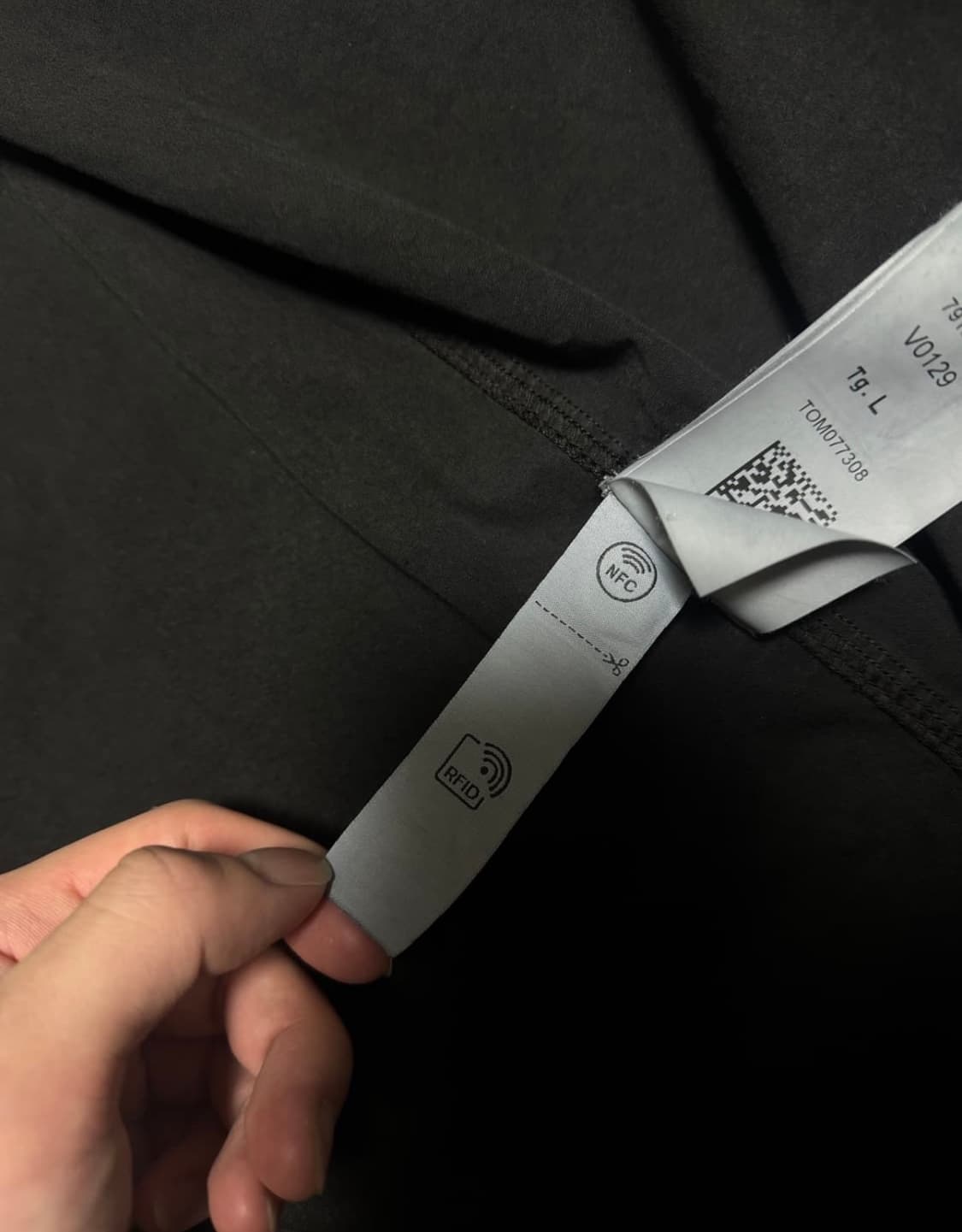 L) 스톤아일랜드 23fw 브러쉬드 오가닉 코튼 오버셔츠 블랙 상품이미지3