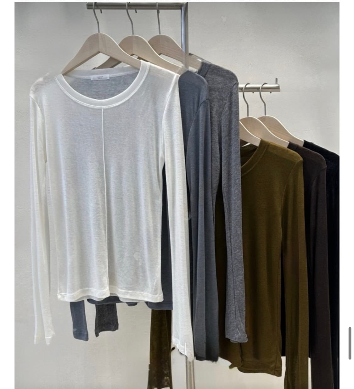 코디 세트(상의)/시스루 이너+뷔스티에 상품이미지3