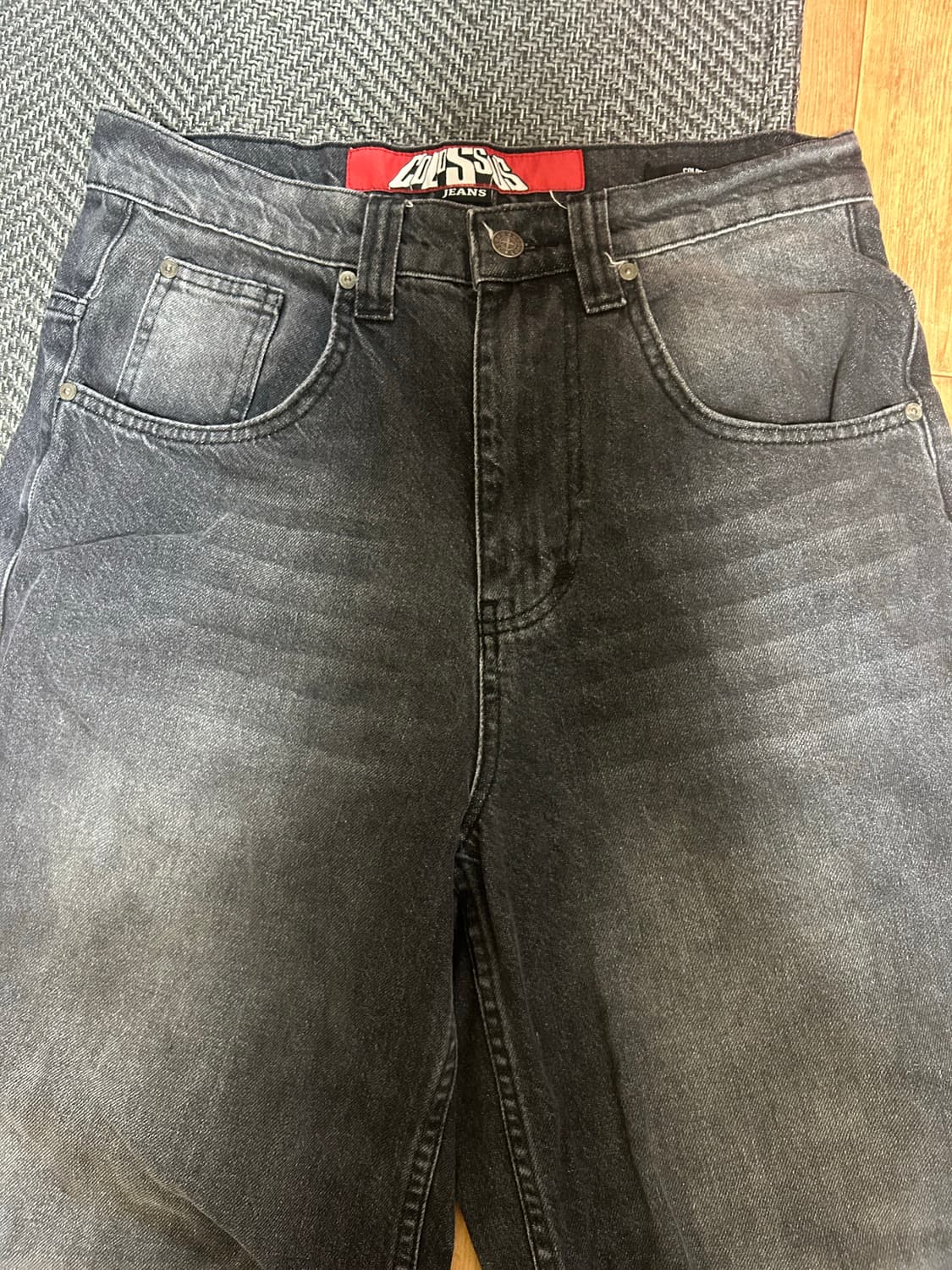 jaded london Washed Black Colossus Jeans 상품이미지4