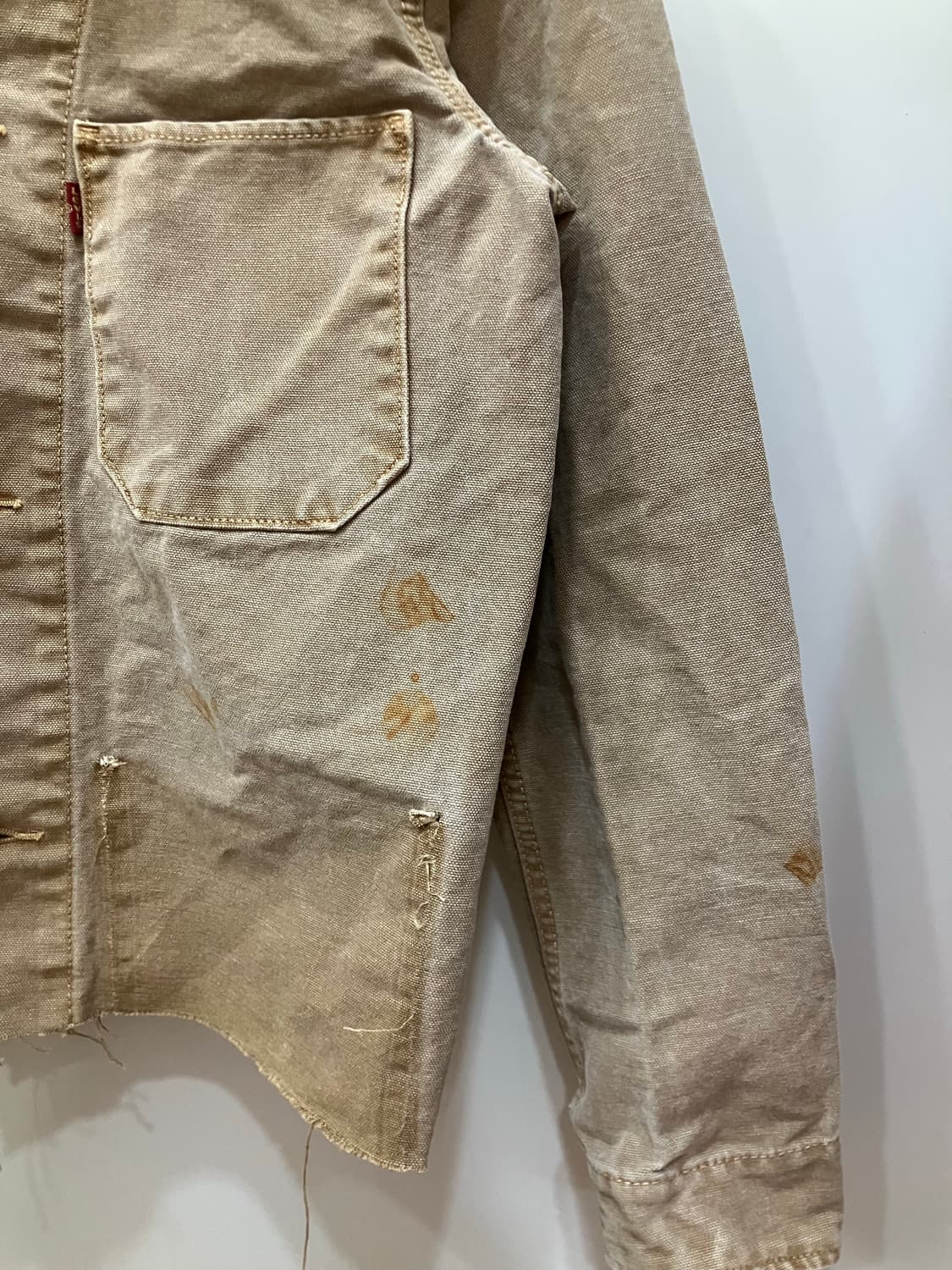 LEVIS 리바이스 캔버스 커팅자켓 S 상품이미지4