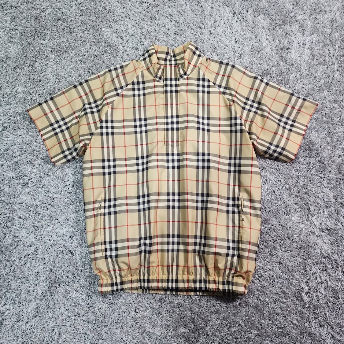 버버리 체크 집업 바람막이 M 상품이미지1