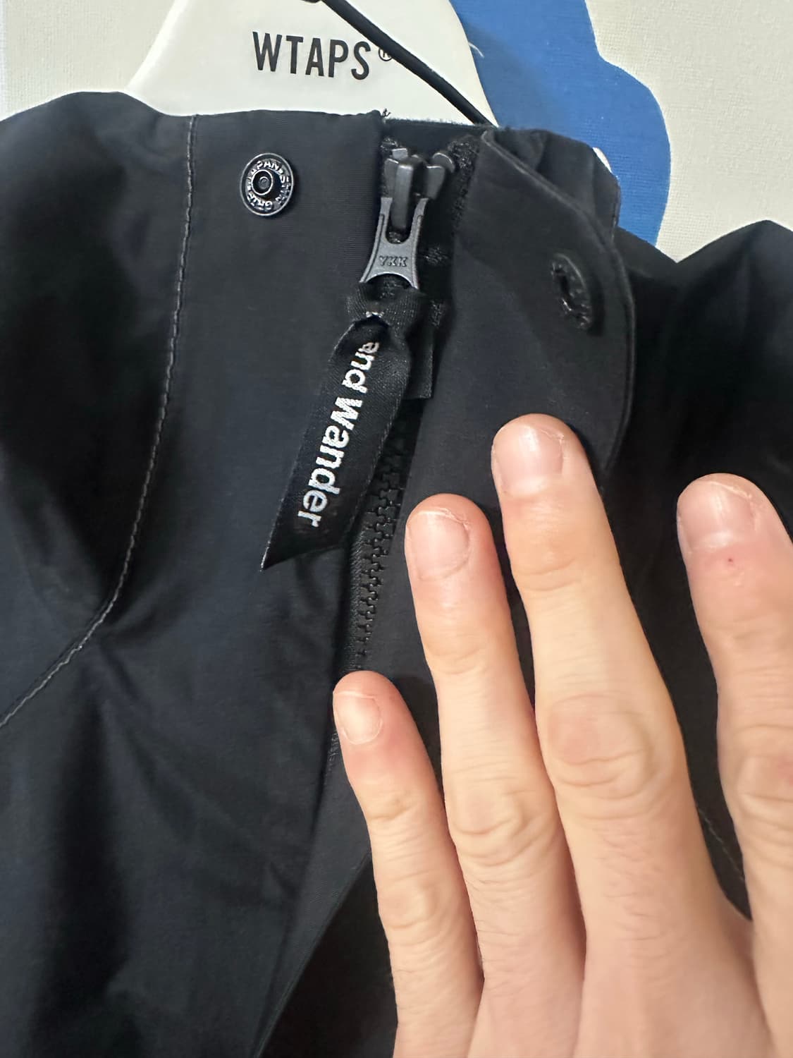 앤드원더 2.5 하이커레인 자켓 블랙 L 상품이미지2