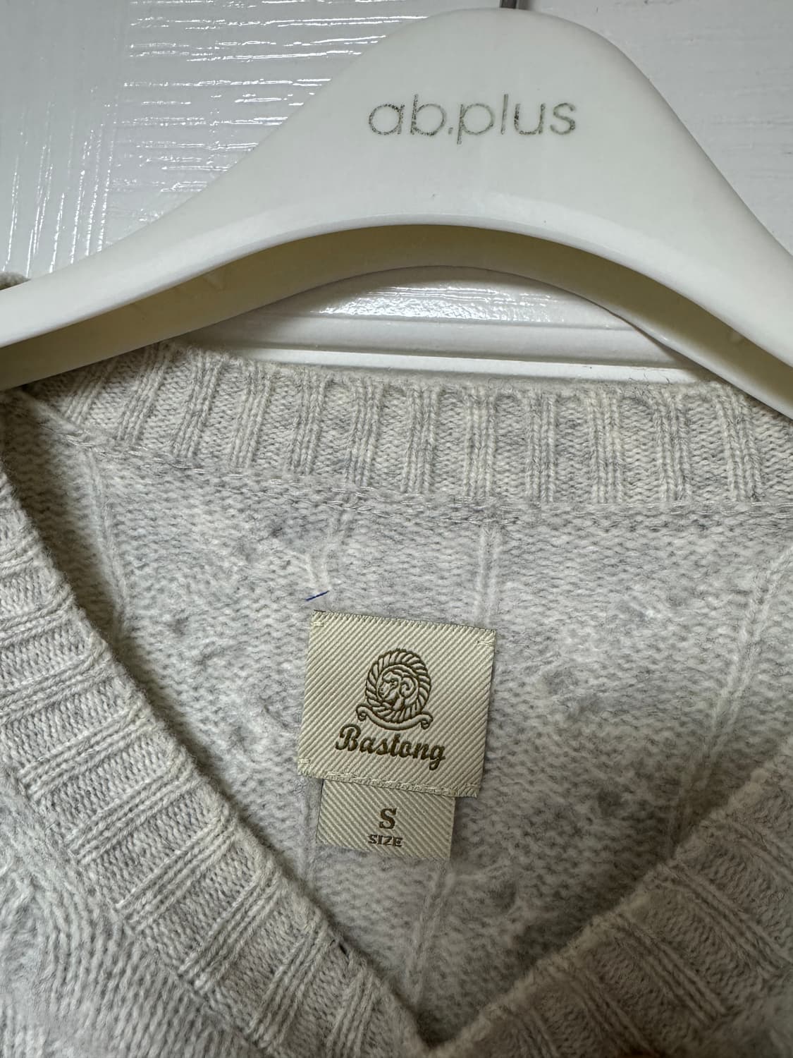 바스통 케이블 니트 S 상품이미지5