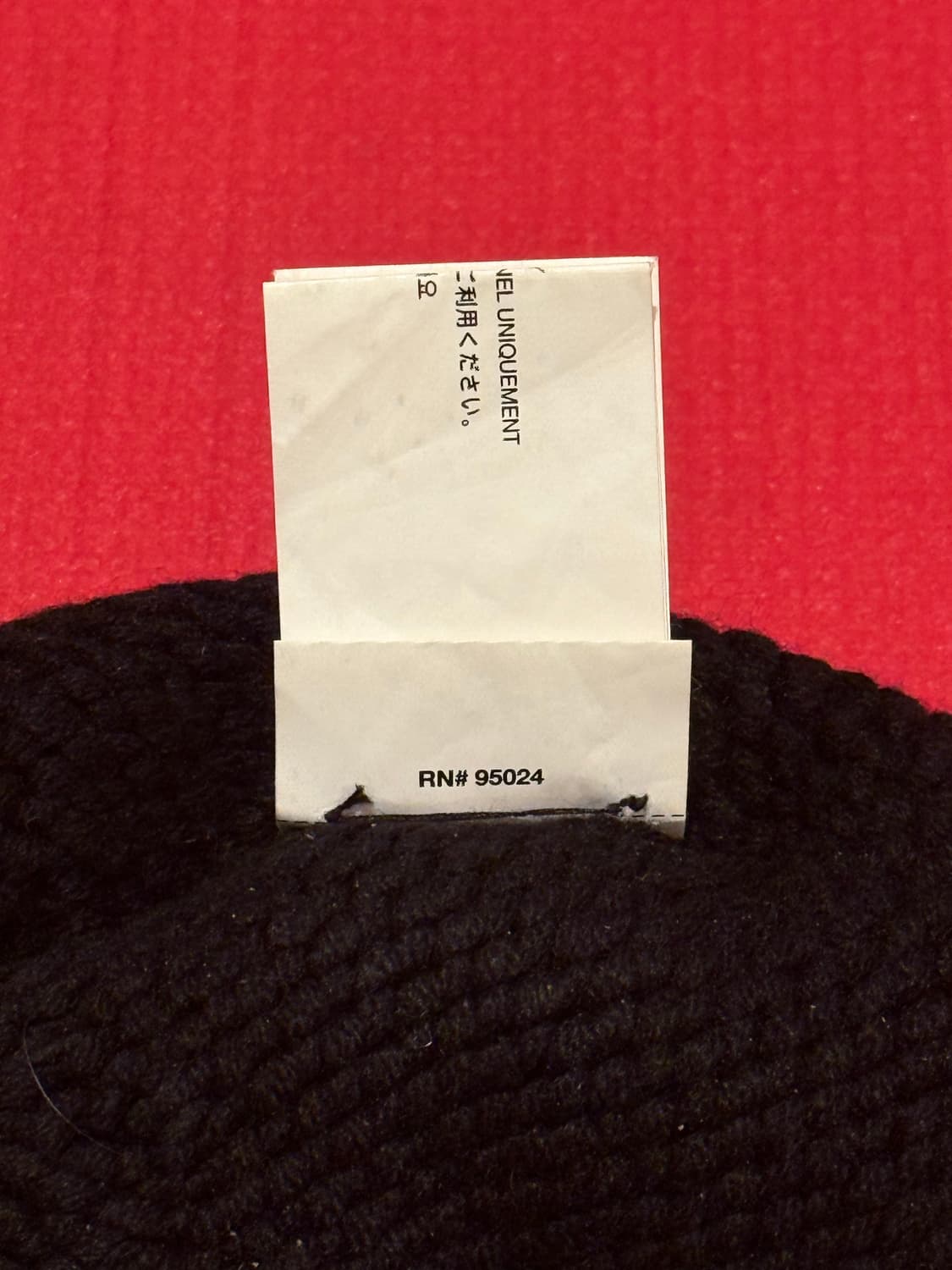 크롬하츠 크로스 레더패치 캐시미어 비니 상품이미지8