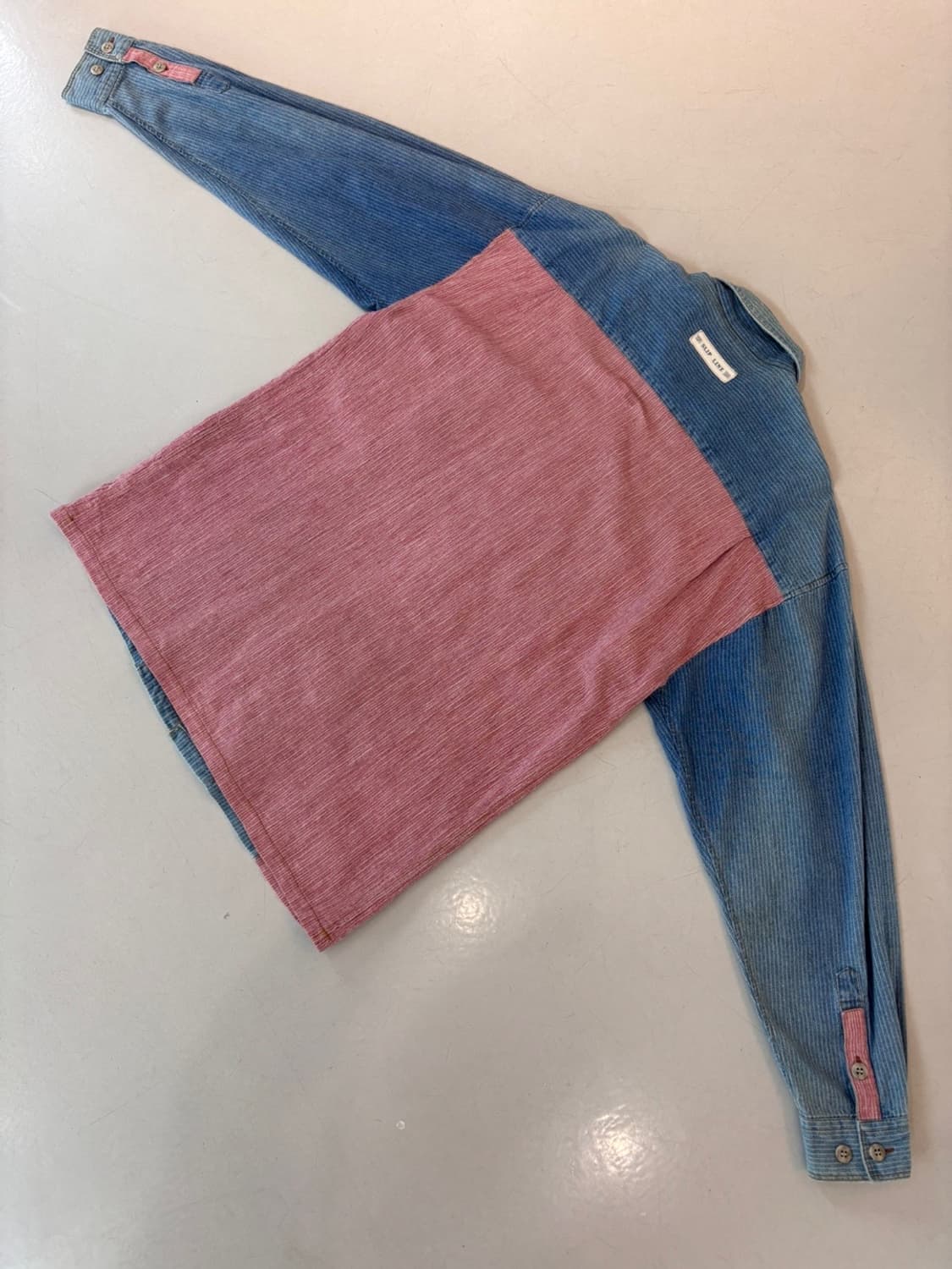 Vintage Slip Line Denim Shirt 상품이미지6