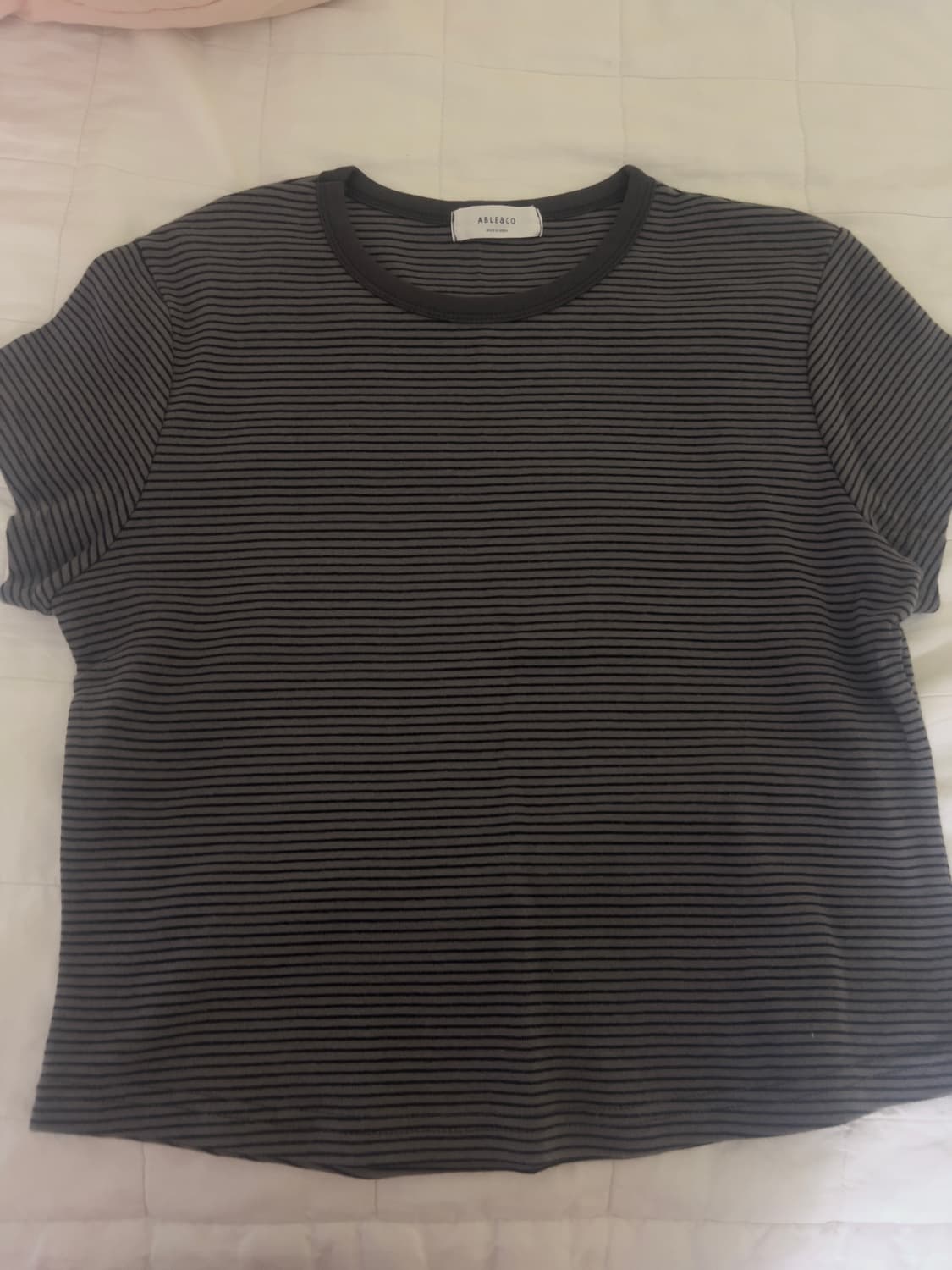 줄무늬반팔티 상품이미지1