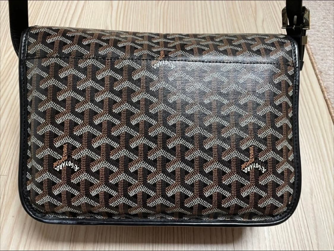 고야드 벨베데르 mm 블랙 크로스백 가방 (풀박스) 상품이미지3