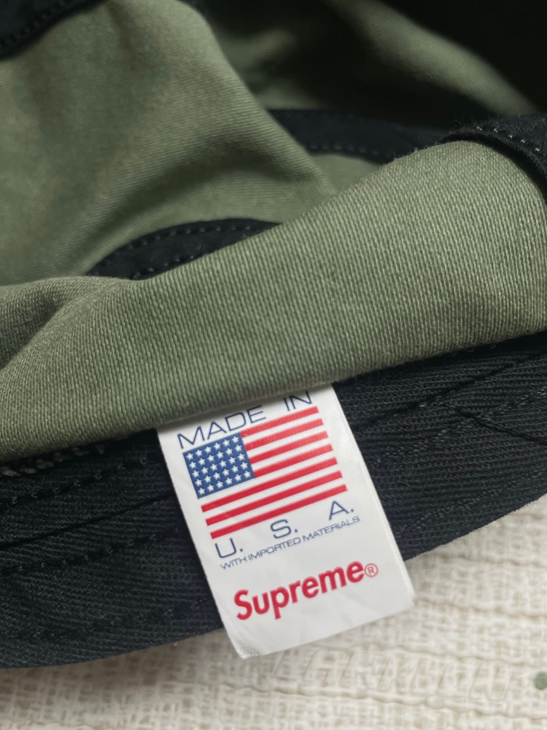 슈프림 밀리터리 캠프캡 올리브 - 24SS 상품이미지4