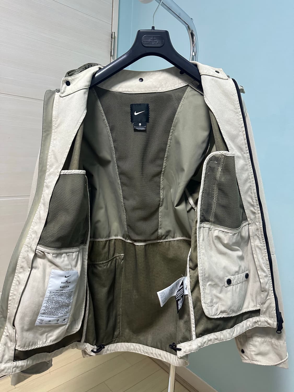 스톤아일랜드X나이키 콜라보 라소R 3L 바람막이 골프 자켓 상품이미지10