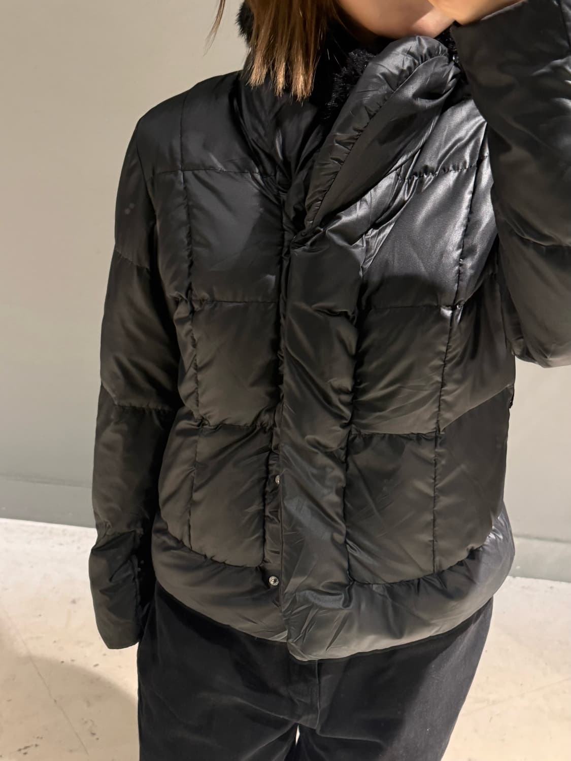 fur trimming collar detail padding 상품이미지4