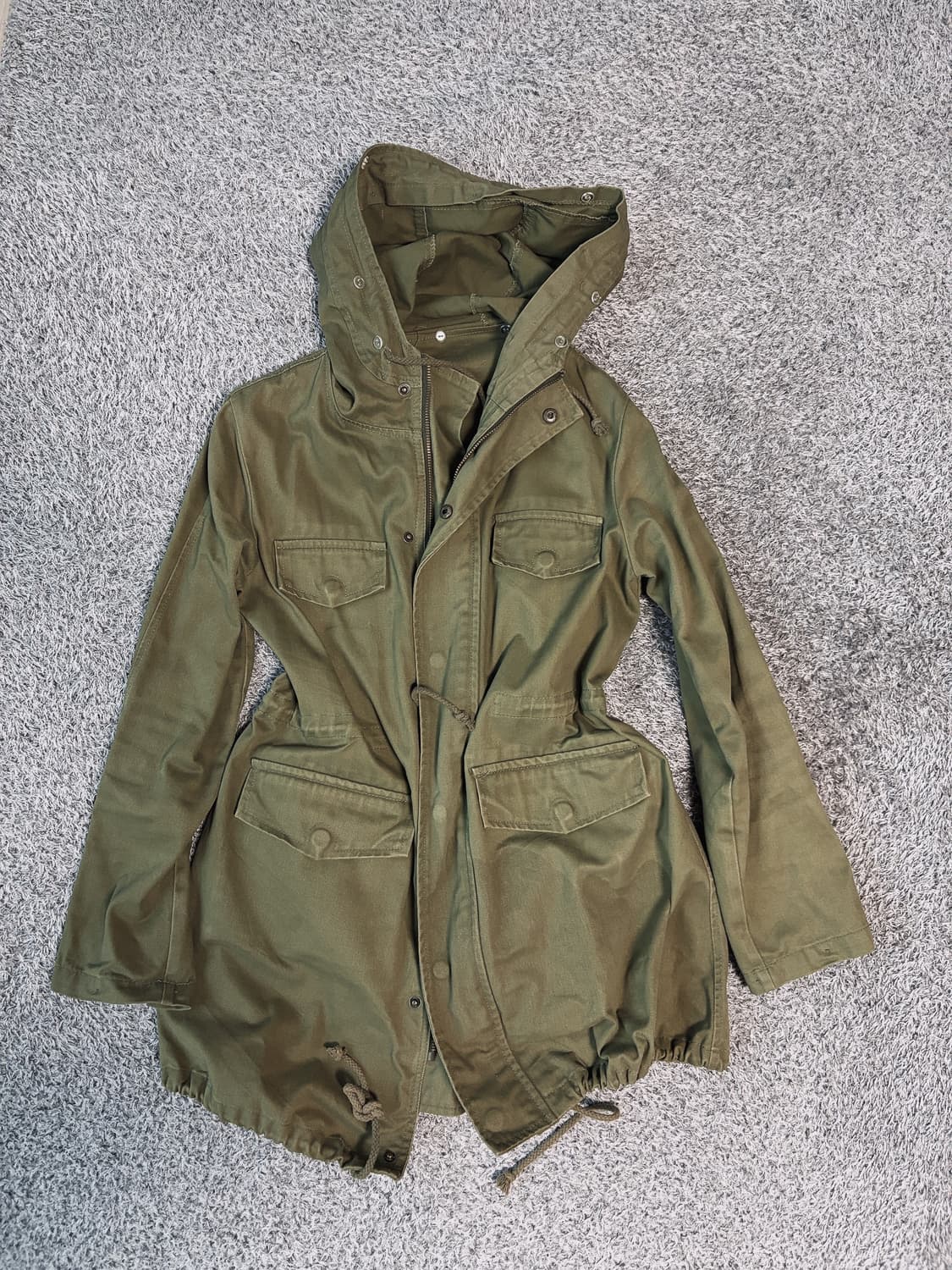 그런지페어리 카키 야상 상품이미지2