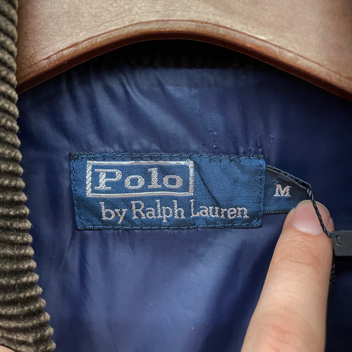 폴로 랄프로렌 버클 넥 스웨이드 패치 코듀로이 넥 퀼팅 헌팅 자켓 상품이미지7