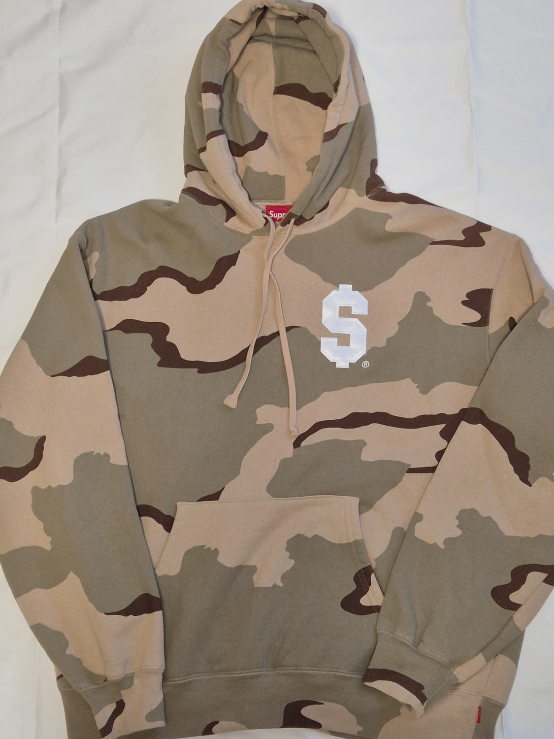 24SS 슈프림  $ 후드 스웨트셔츠 데저트 카모  XL 상품이미지1