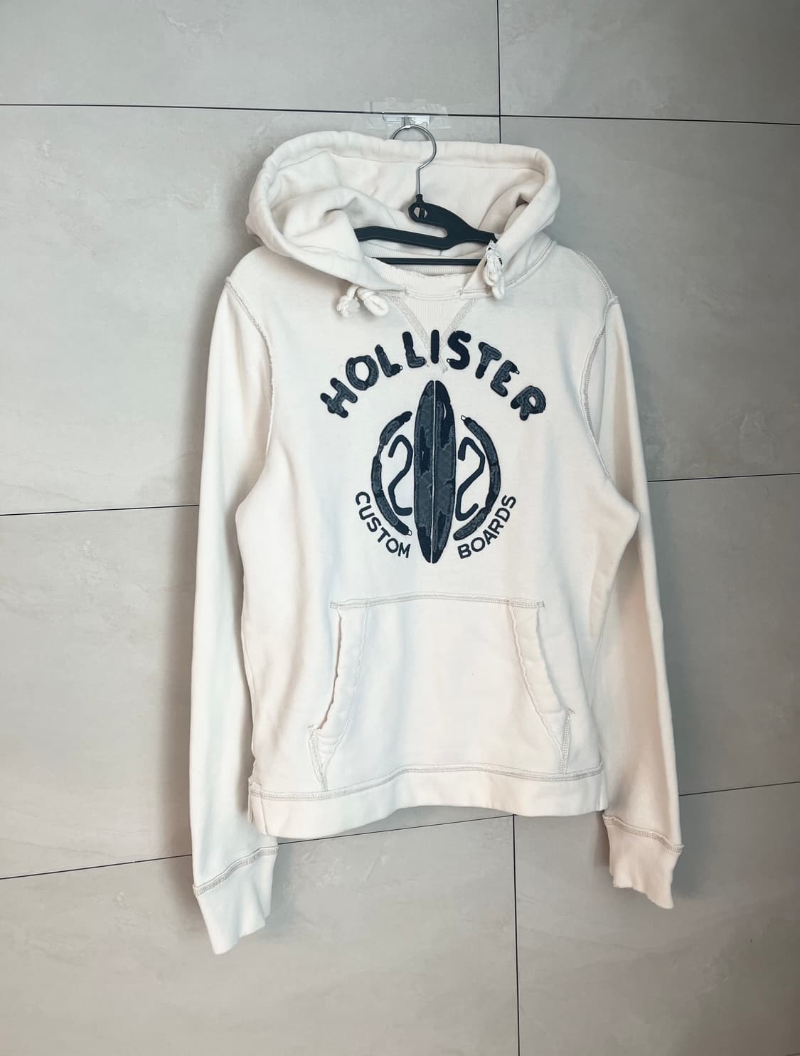 극희귀 홀리스터 스펠로고 화이트 후드티 [S] 상품이미지2