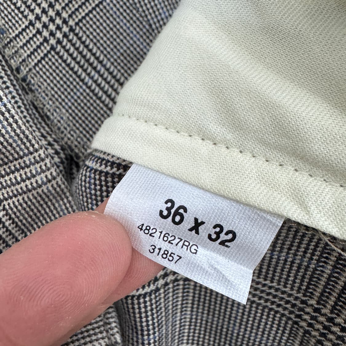 폴로 핀턱 체크 코튼 치노팬츠 상품이미지7