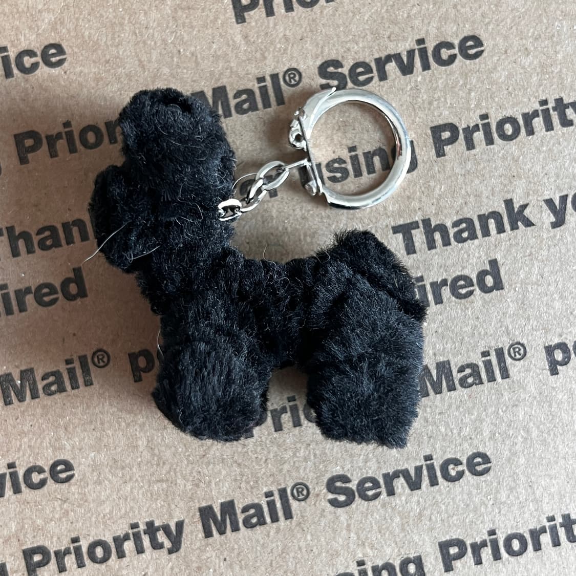 90s vtg Black Poodle Keyring 상품이미지3