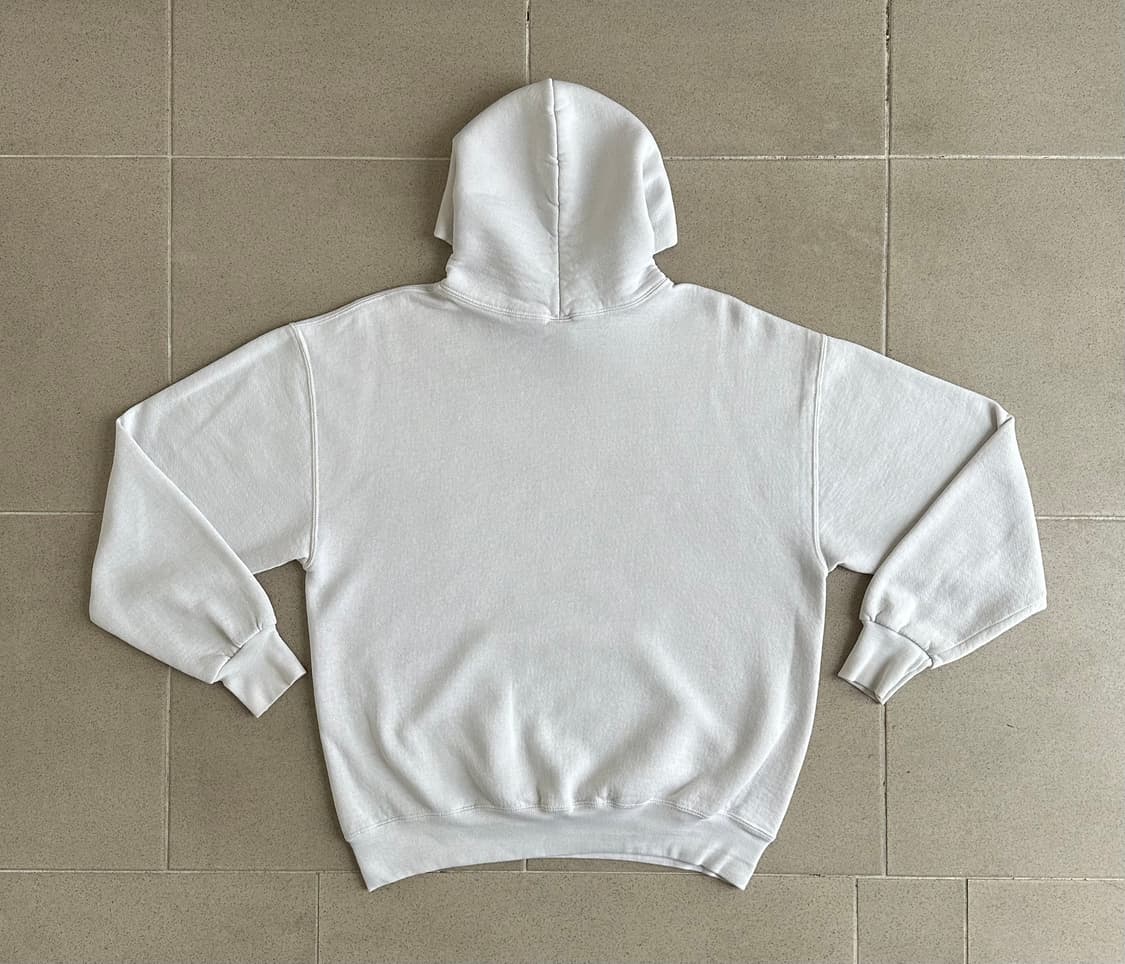 90s 빈티지 러셀 후드 화이트 L 상품이미지2